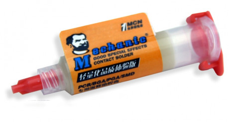 Флюс-гель RMA-UV35 MECHANIC [5мл] безгалогеновый для пайки микросхем. Купить, цены, отзывы, доставка.
