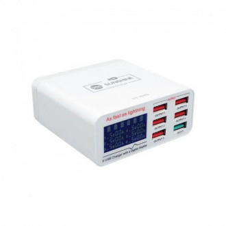Зарядное устройство на 6 USB портов, 5A, 30W, Sunshine SS-304Q. Купить, цены, отзывы, доставка.