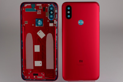 Xiaomi Redmi Mi A2 задняя крышка (корпус) RED orig + стекло камеры. Купить, цены, отзывы, доставка.
